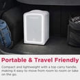 thumbnail image 8 of Frigidaire Skincare Cooler with Lighted Mirror Make-Up Door, White, 8 of 12