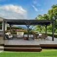 thumbnail image 1 of Backyard Discovery Stonebridge Steel Gazebo, Choose Size, 1 of 14