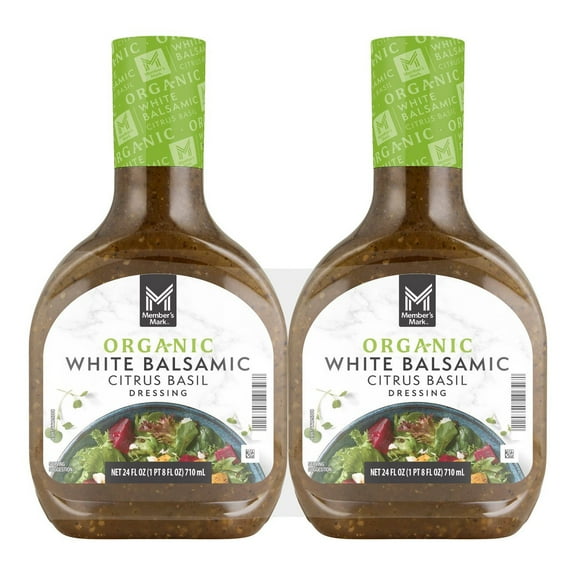 Member's Mark Organic White Balsamic Vinaigrette, 24 oz., 2 pk.