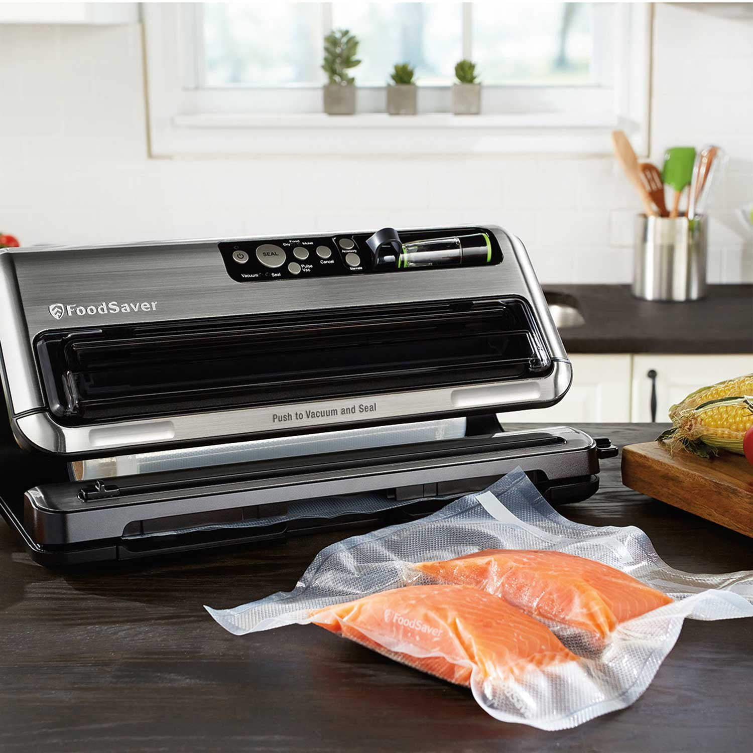FoodSaver FM5460 Food Preservation System, 2-in-1 Automatic Vacuum