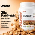 thumbnail image 3 of RAW Essentials Grass Fed Protein Powder Cinnamon Crunch Cereal Flavored 25G Protein, 20 Serv, 3 of 8