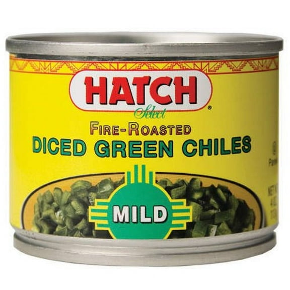 Hatch Fire Roasted Mild Diced Green Chiles, 4 oz., 12 pk.
