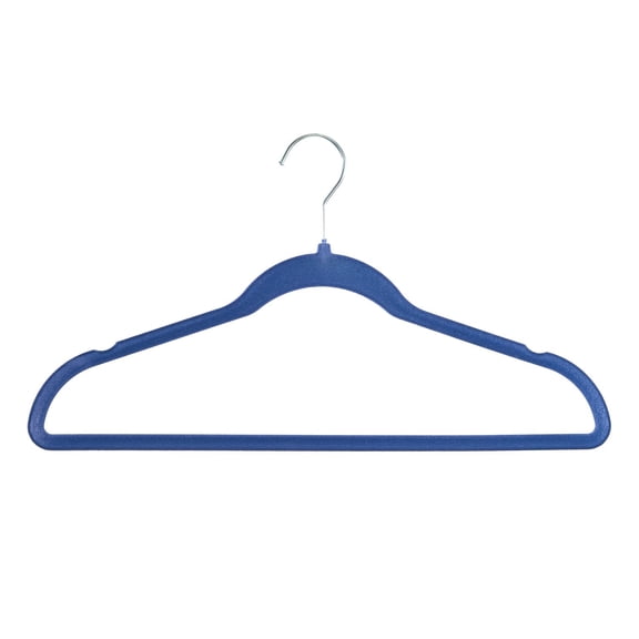 Member's Mark Heavy Duty Adult Velvet Hangers, Assorted Colors - 50 Pack