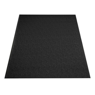 SuperMats Dense Foam Vinyl BikeMat, 36" x 48" Black