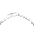 thumbnail image 2 of Lab Created Round Cut Sapphire Necklace in Sterling Silver, 2 of 4