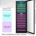 thumbnail image 8 of Lanbo 24 Inch 165 Bottle Single Zone Wine Cooler Fridge, 8 of 16