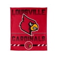 thumbnail image 1 of Logo Brands Louisville Cardinals 60"x70" Super Plush Blanket, 1 of 7