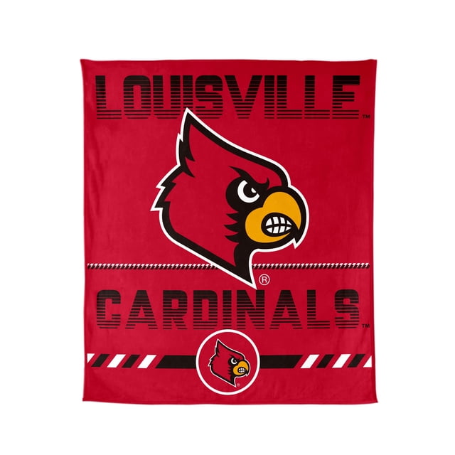 Logo Brands Louisville Cardinals 60"x70" Super Plush Blanket