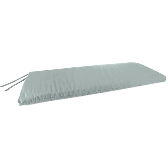 Sunbrella 48" x 18" Rectangular Knife Edge Outdoor Settee Swing Bench Cushion with Ties, Choose Color