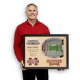 thumbnail image 4 of YouTheFan Mississippi State Bulldogs 25-Layer Football Stadium View 3D Wall Art, 4 of 5