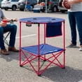 thumbnail image 2 of NFL 27.6" Round Tailgate Table with Shelf, 2 of 5