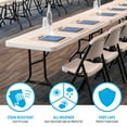 thumbnail image 7 of Lifetime 6' Commercial Grade Stacking Folding Table, 4 Pack, 7 of 13