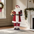 thumbnail image 1 of Member's Mark 5' Animated Santa, 1 of 2