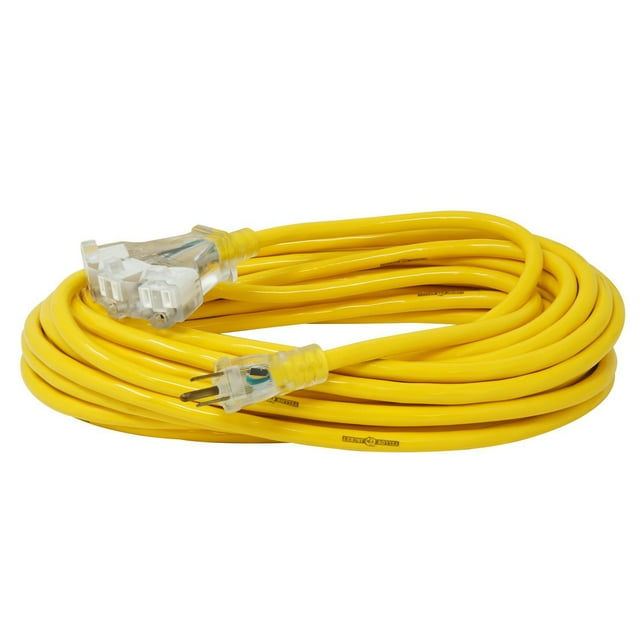 Yellow Jacket Outdoor Heavy-Duty 15 Amp Contractor Extension Cord - 12 or 14 Gauge Options