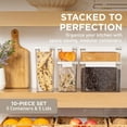 thumbnail image 6 of Bentgo 10-Piece Pantry Airtight Dry Food Storage Containers, 6 of 6