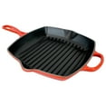 thumbnail image 2 of Le Creuset Signature Square Cast Iron Skillet Grill, 2 of 4