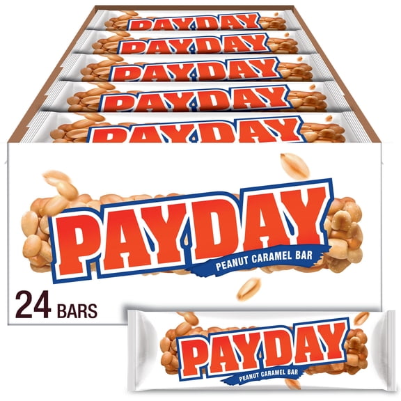 PAYDAY Peanut Caramel Candy, 1.85 oz., 24 pk.