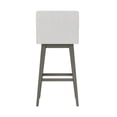 thumbnail image 9 of HH2 Home Upholstered Tapered Back Wood Adjustable Height Swivel Bar Stool, 9 of 19