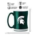 thumbnail image 3 of Logo Brands Michigan State Spartans 14oz Relief Mug Set, 3 of 5