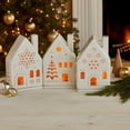 thumbnail image 3 of Ceramic Village Luminaries with Treats, 3-Pack, 3 of 6