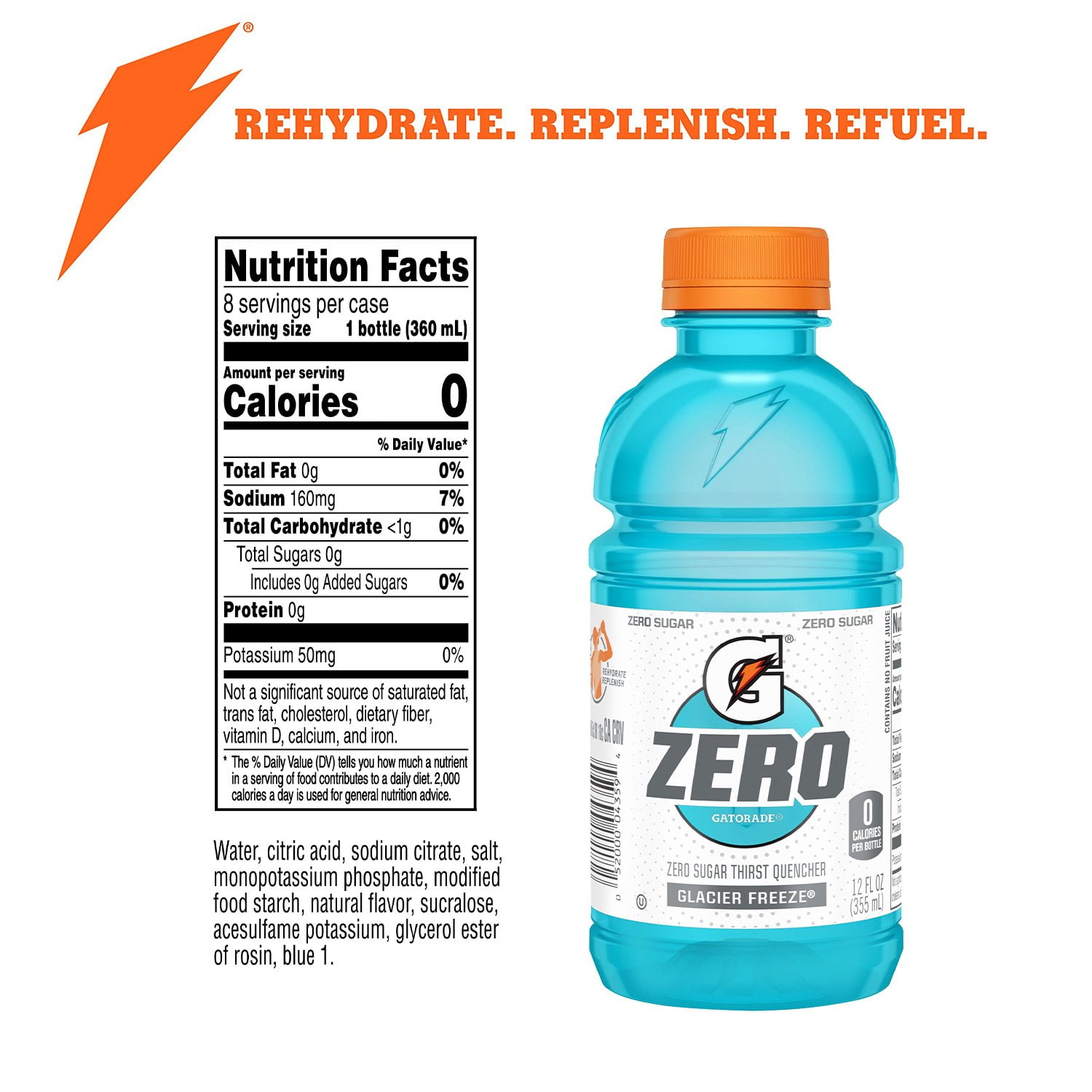 Gatorade Thirst Quencher Cool Blue - 20 Fluid Ounce - Spring Market, image size:1500x1500