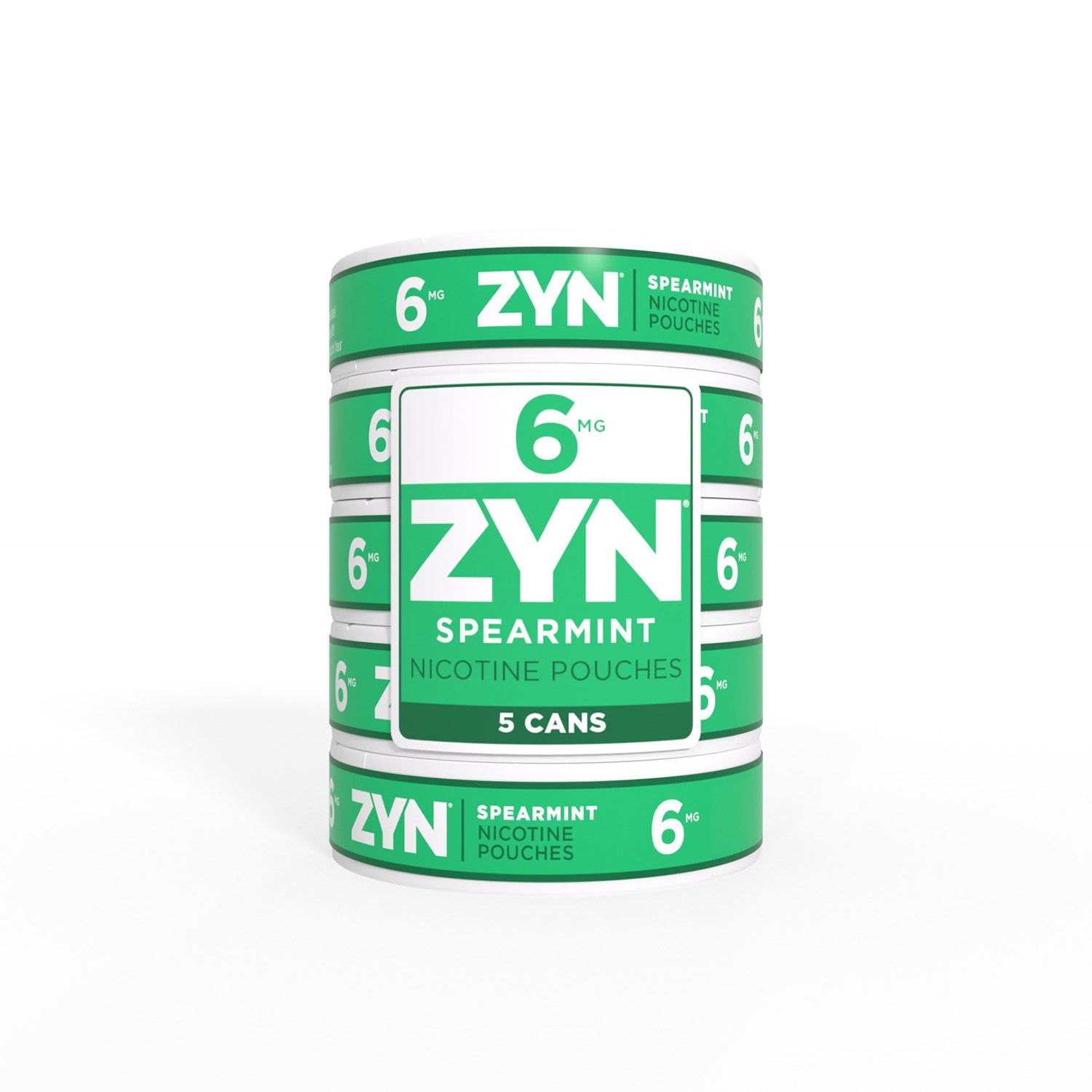 Zyn Oral Tobacco, Spearmint, 6 mg, 5-Can Roll 18 pk. - Samsclub.com