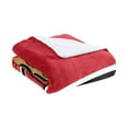 thumbnail image 2 of Logo Brands NFL Sherpa Throw Blanket, 60" x 70", Choose Team, 2 of 3