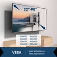 thumbnail image 4 of Mounting All Outdoor Weather Ready Large Full Motion for 32"-98" TVs, 4 of 10