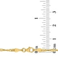 thumbnail image 4 of Diamond Cut Singapore Chain Necklace in 14K Yellow Gold, 4 of 5