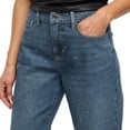 thumbnail image 5 of Express Women's Embellished Straight Leg Jean, 5 of 7