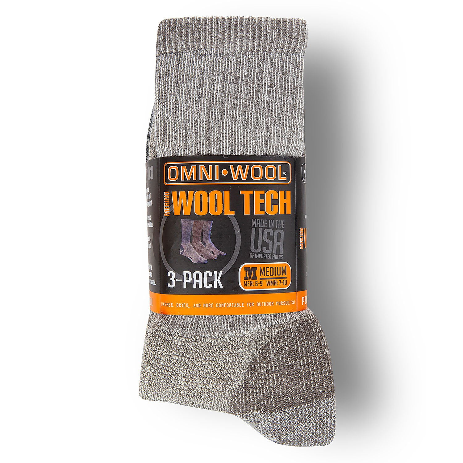 Omniwool 3-Pack Wool Tech Hiking Sock - Samsclub.com