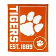 thumbnail image 1 of Logo Brands Clemson Tigers 60"x70" Super Plush Blanket, 1 of 6