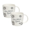 thumbnail image 1 of Logo Brands San Antonio Spurs 18oz Playmaker Mug Bundle, 1 of 4