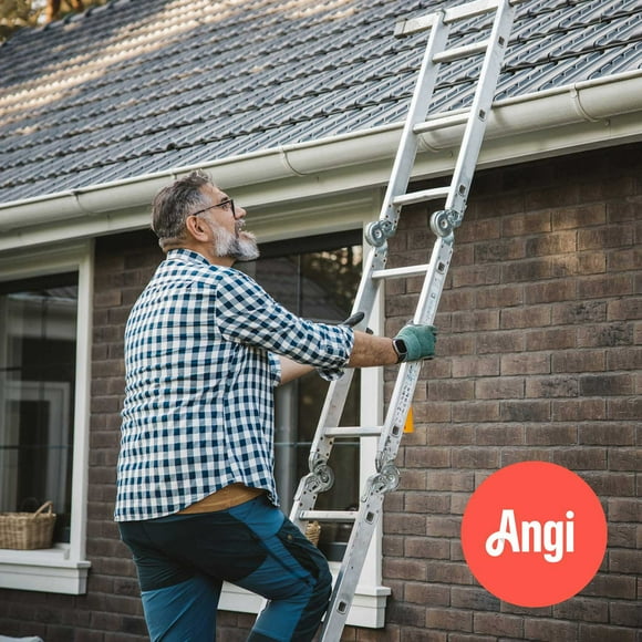 Angi Permanent Outdoor String Light Installation