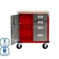 thumbnail image 4 of Seville Classics UltraHD 4-Drawer Rolling Cabinet, 28" W x 25" D x 34.5" H, 4 of 12