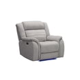 thumbnail image 21 of Tristan 3pc Fabric Power Reclining Set with Heat and Massage, Gray, 21 of 23
