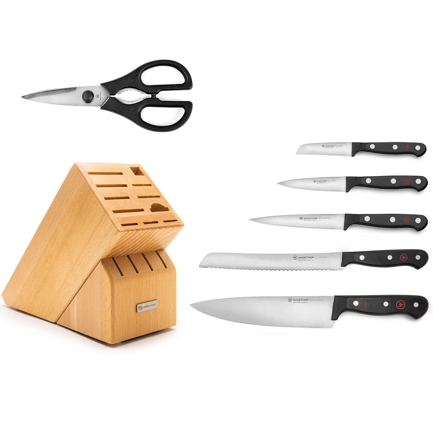 WÜSTHOF Gourmet 6-Piece Knife Block Set - Thumbnail 3