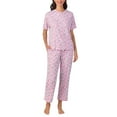 thumbnail image 1 of Character Women's Short Sleeve and Pant Pajama Set, 1 of 7