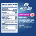 thumbnail image 3 of Like Air Drizzled Rice Cakes, Cinnamon Bun, 9 oz., 3 of 4