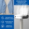 thumbnail image 2 of SALAV GS24-BJ Garment Steamer with Stainless-Steel Steam Nozzle, White, 2 of 8
