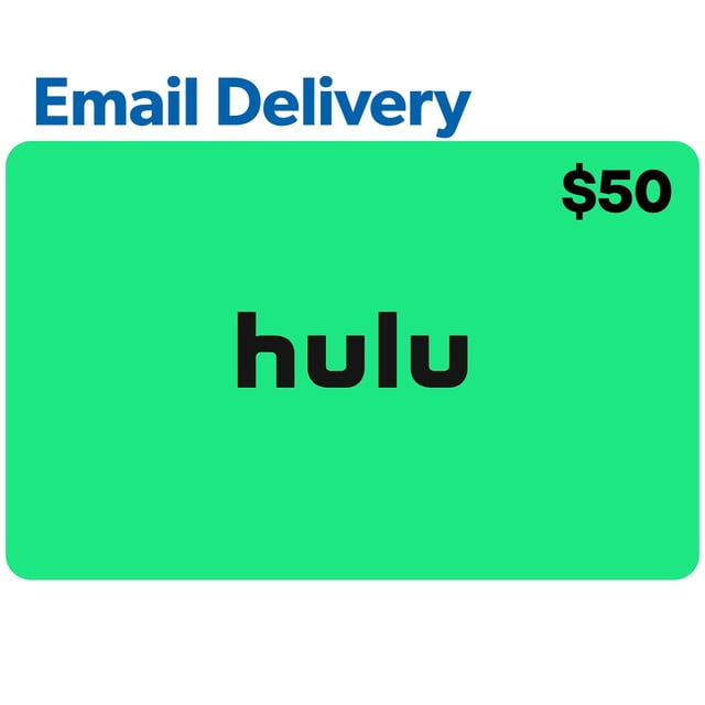 Hulu E-Gift Gift Cards - Various Amounts