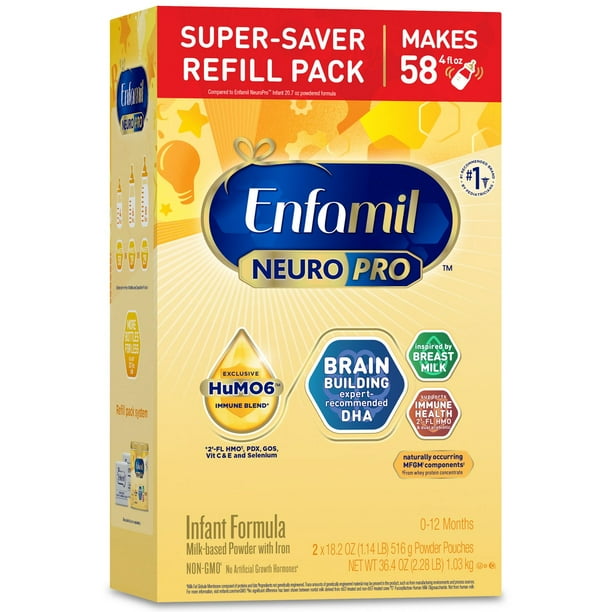 Enfamil NeuroPro Infant Formula, Milk-Based Powder with Iron