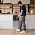thumbnail image 4 of Simpli-Magic 50 Liter / 13.2 Gallon Step Trash Can with Soft-Close Lid, Hands-Free Foot Pedal, Built-In Odor Filter, Smudge Resistant Finish for Kitchen, Office, Dorm, Multiple Colors, 4 of 4