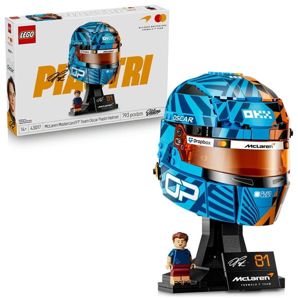 LEGO Editions McLaren Mastercard F1 Team Oscar Piastri Helmet Building Set, 793 pc.