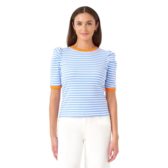Rebecca Minkoff Women's Puff Sleeve Top