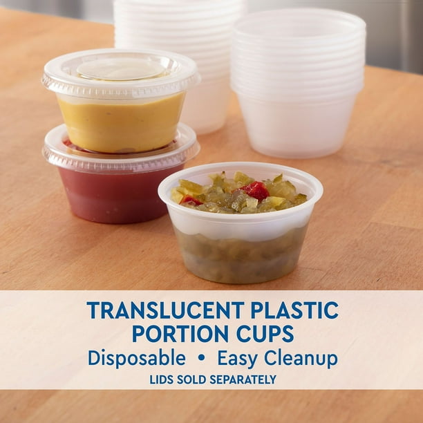 Solo® Plastic Soufflé Portion Cup - 5 1/2 Oz., Translucent | Triple F Distributing - Foto 4