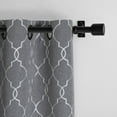 thumbnail image 2 of Aria Embroidery Window Panel Curtains (Pair) 5" to 8" Length Options, 2 of 4