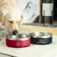 thumbnail image 2 of NCAA 2 pk. Stainless Steel Dog Bowls, 2 of 5