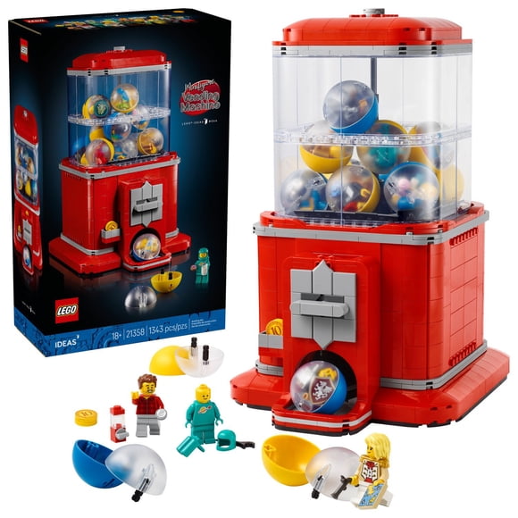 LEGO Ideas Minifigure Vending Machine Building Set, 1343 pc.