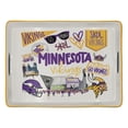 thumbnail image 1 of Minnesota Vikings Ceramic Serving Tray, 1 of 4